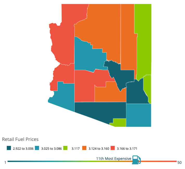 Arizona Average Gas Prices Remain Unchanged Copperstate.News