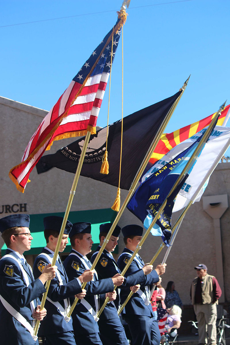 Prescott Veterans Day Parade Honoring the Military Family