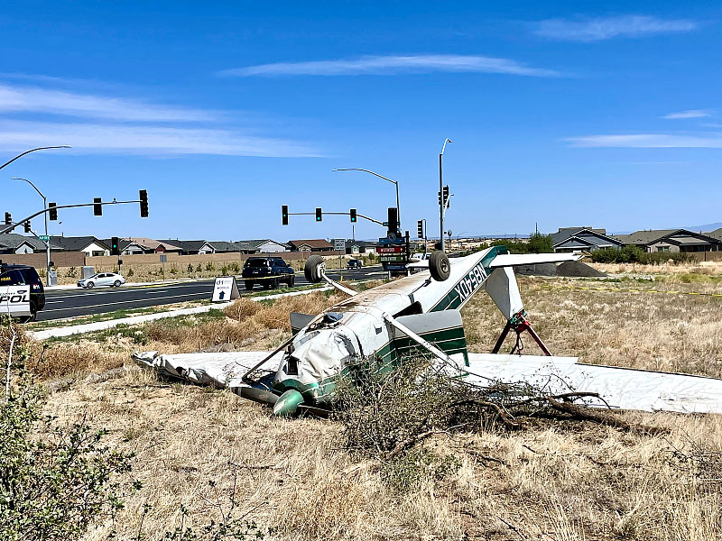 Aircraft Accident Leaves Pilot Uninjured
