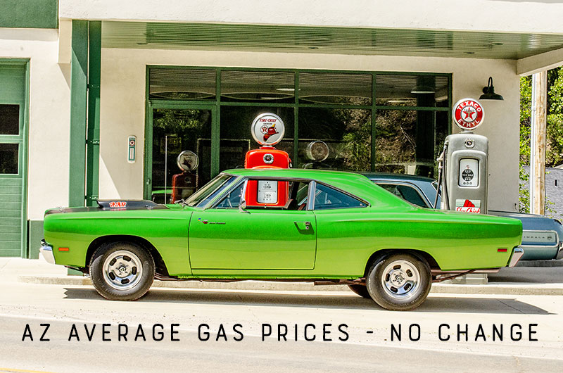 Arizona Average Gas Prices Remain Unchanged