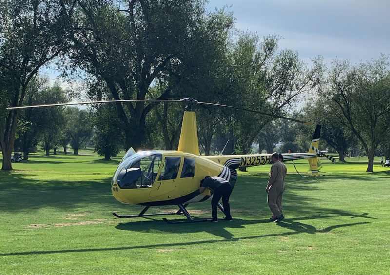 Helicopter Makes Safe Emergency Landing at Antelope Hills Golf Course