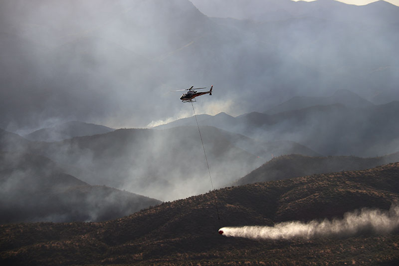 Bumble Bee Fire 57% Contained