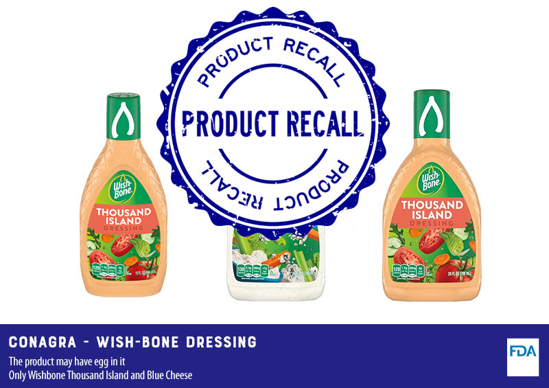 RECALL: Specific Flavors of Wish-Bone Dressing