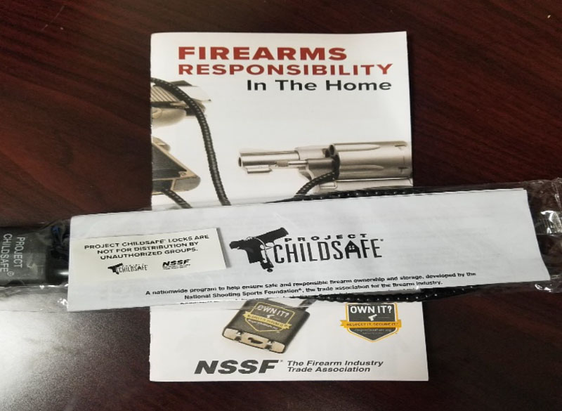 PV Police Offer Free Gun Locks &amp; Firearm Safety Information
