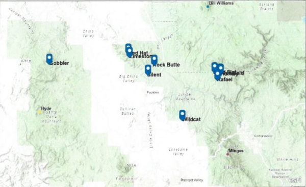 Storm Sparks 8 Fires in Prescott National Forest