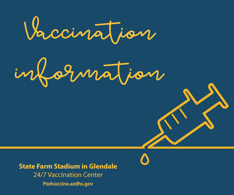 State Farm Stadium Vaccination Site Busy on 1st Day