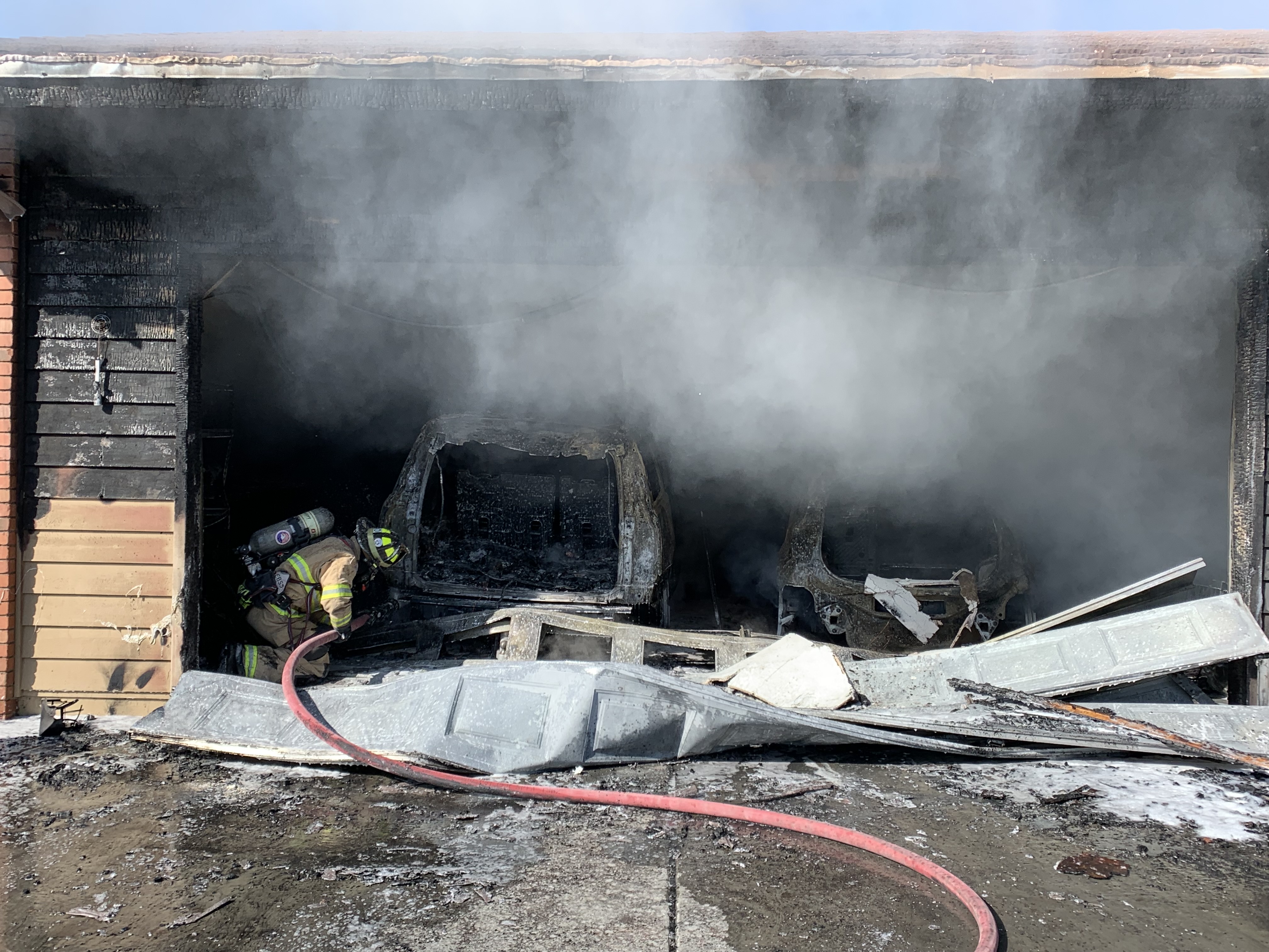 Structure Fire Destroys Garage