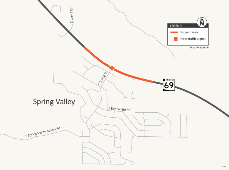 ADOT Installing Traffic Signal in Spring Valley