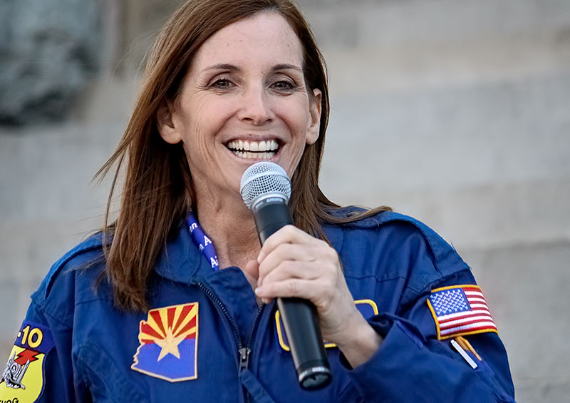 Martha McSally originally launched her run for the Senate from the Courthouse steps in January, 2018. 