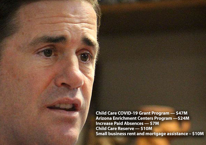 Ducey Announces $100M Relief for Child Care, Small Businessesdkkk