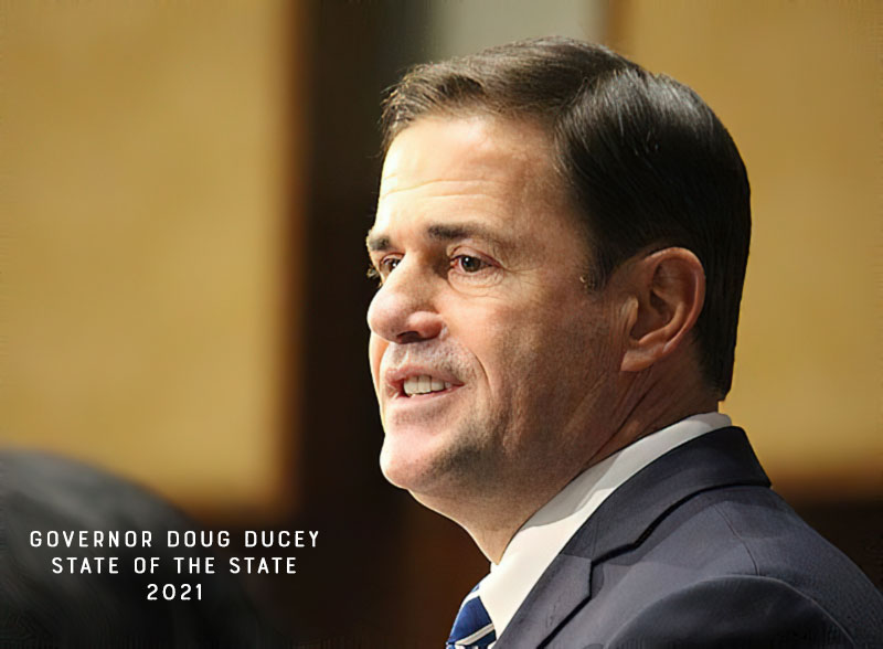 Governor Ducey to Deliver State of the State 2021 Virtually