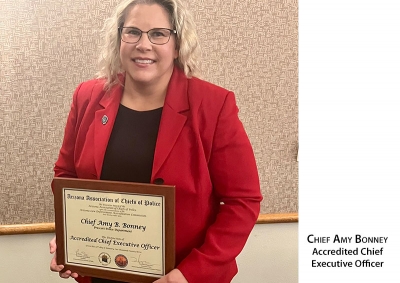 Chief Amy Bonney Recipient of ALEAP ACE Certification