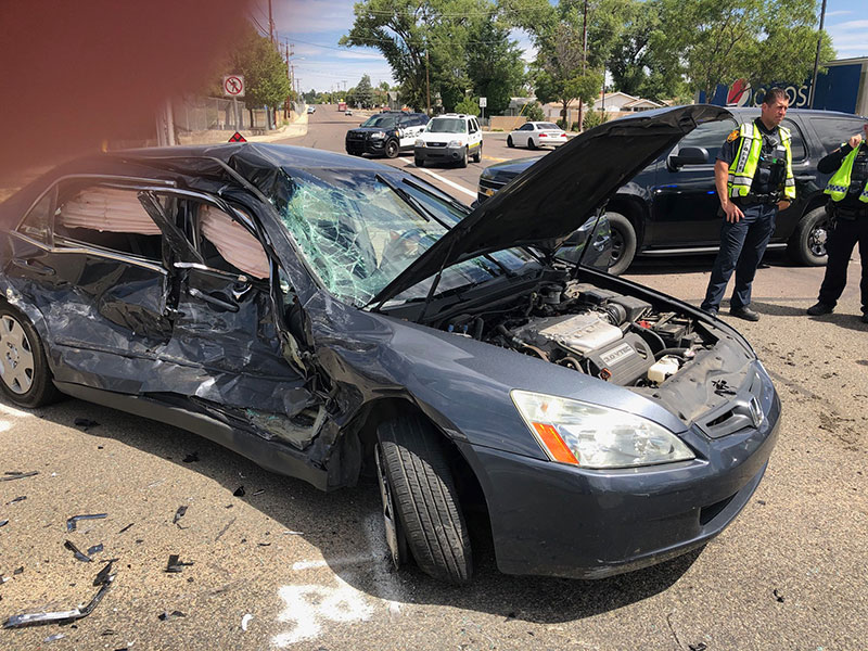 Two-Vehicle Crash Sends Driver to Phoenix Hospital