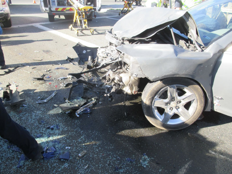 4-Car Traffic Collision Thursday Afternoon