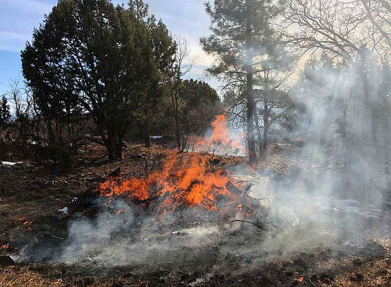 Pile Burning Scheduled for the Bradshaw Ranger District