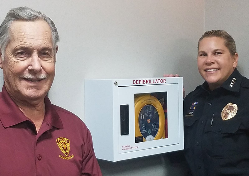 Prescott Police Foundation Donates Defibrillators