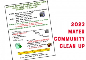 Mayer Community Cleanup