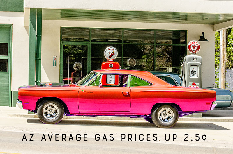 AZ Gas Prices Up 2.5¢