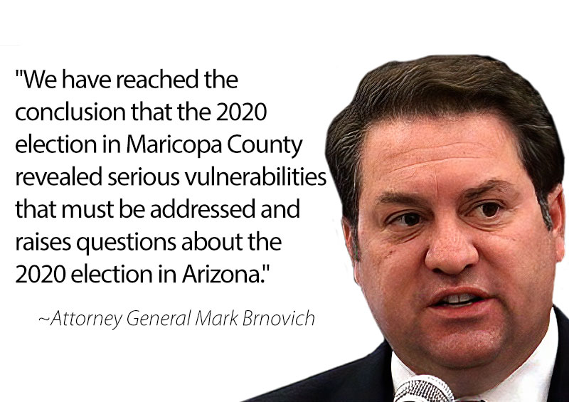 Brnovich: Arizona Elections Have Severe Vulnerabilities that Must Be Addressed