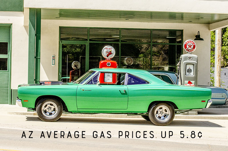 AZ Gas Rises 5.8¢