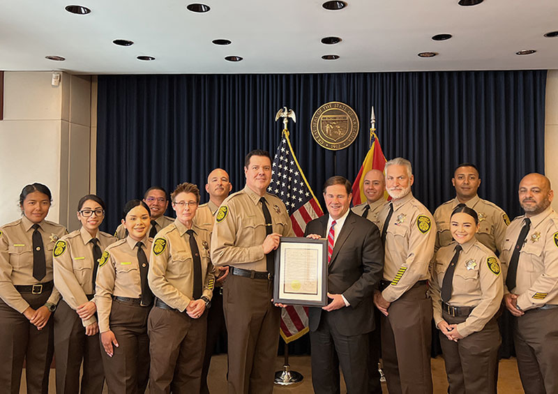 Governor Ducey Recognizes Arizona Correctional Officer And Employees Week