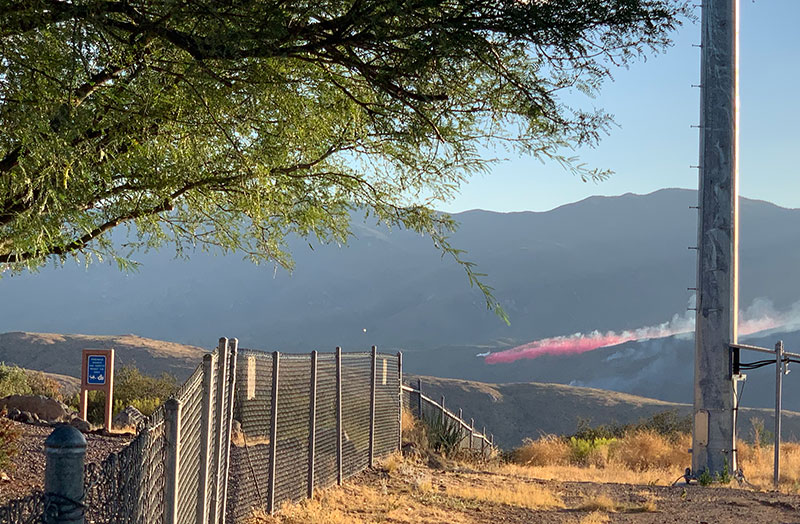 Bumble Bee Fire Grows to 3000 Acres