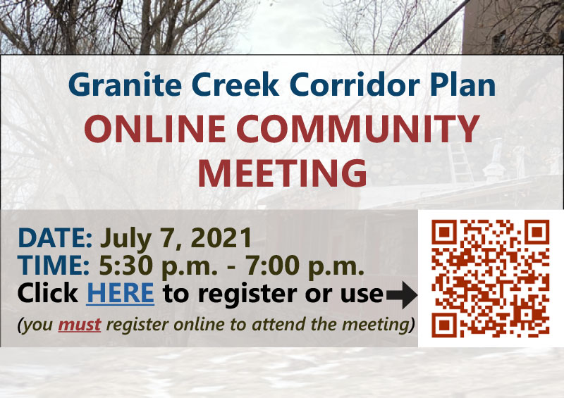Granite Creek Area Plan Virtual Community Meeting