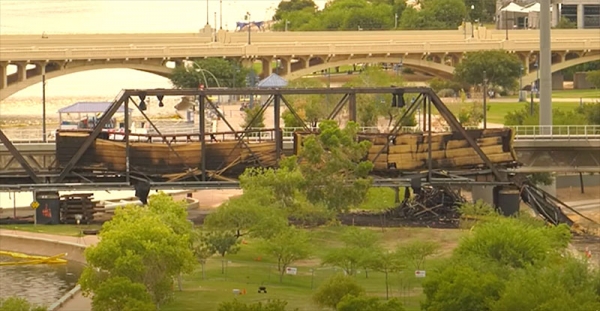 Tempe Town Lake Bridge Demolished