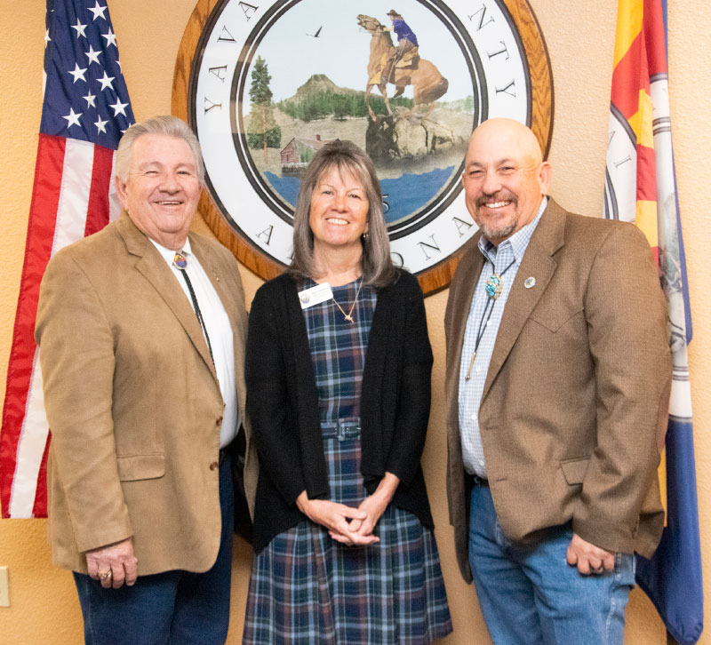 Yavapai County Supervisors Unanimously Vote Mary Mallory Chair for 2022